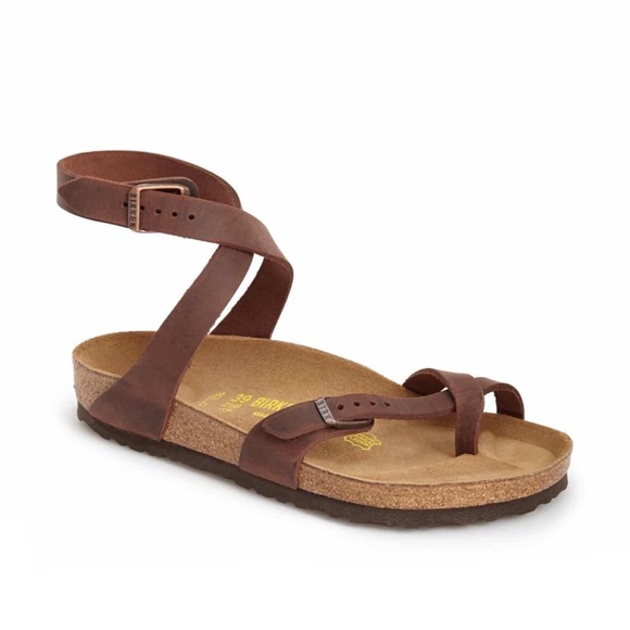 Birkenstock Yara Oiled Leather Sandals - Picture 3 of 4